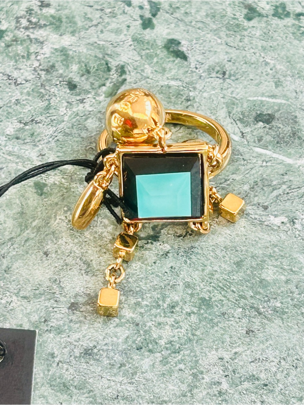 Marc by Marc Jacobs Stacked Figure Block
Ring - Dusty Jade Green - NWT Size 7 - Picture 7 of 13